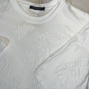 Authentic limited edition LV white men shirt